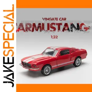 1:32 Alloy Diecast Mustang GT Vintage Car Model
