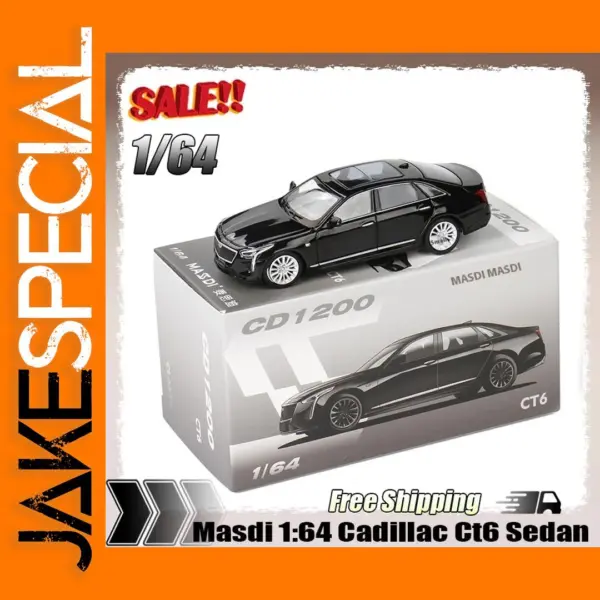Masdi 1:64 Cadillac Ct6 Alloy Diecast Model