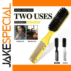 Professional Dual-Use Hair and Beard Brush