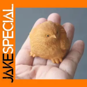 Cute Wooden Zodiac Chicken Figurine Decoration