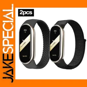 2pcs Braided Nylon Straps for Xiaomi Mi Band 8