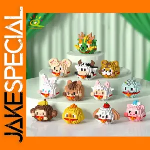 HUIQIBAO Mini Fruit 3D Building Blocks Set