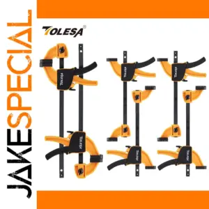 TOLESA 6PC Quick Grip Bar Clamps Set