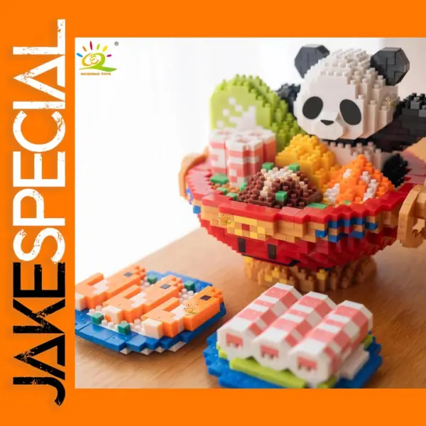 Panda Micro Building Blocks Set 2236PCS