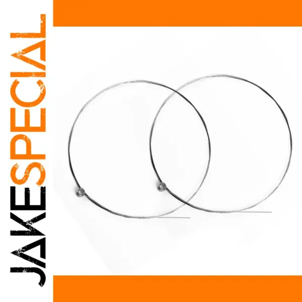 5 Pcs E-1st Single Guitar Strings Silvery