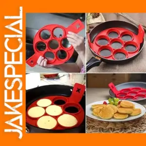 Silicone 7-Hole Baking Mold for Pancakes