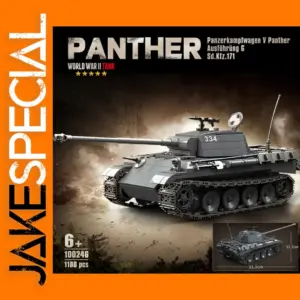 World War II Panther Tank Building Blocks Set