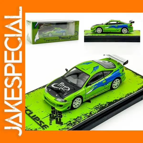 Diecast 1/64 Mitsubishi Eclipse Alloy Model Car
