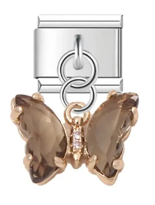 Zircon Butterfly Charm for DIY Bracelets 16 Zircon Butterfly Charm for DIY Bracelets - Image 16