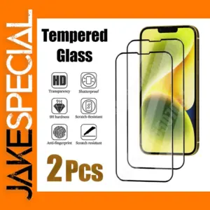 2PCS Tempered Glass Protectors for iPhone Models