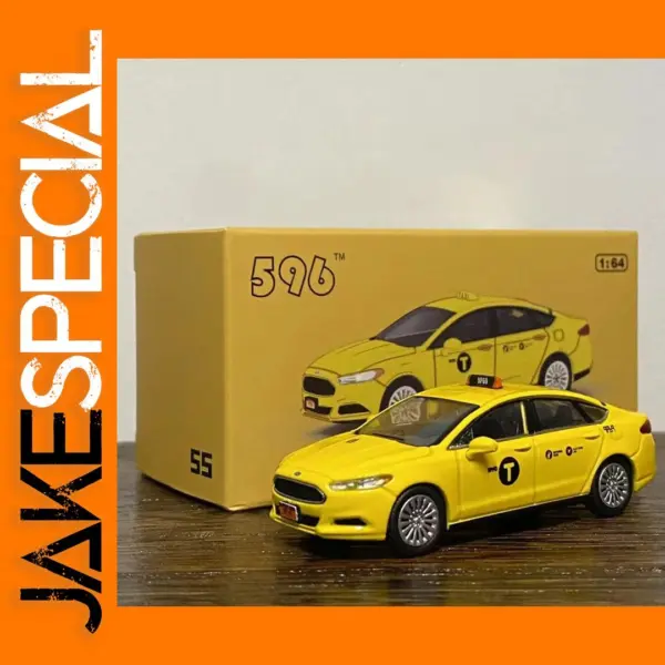 596 1/64 Scale Alloy Model Taxi Car
