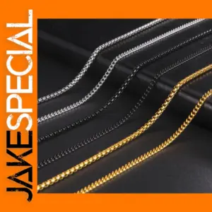 60cm Long Stainless Steel Chain Necklace