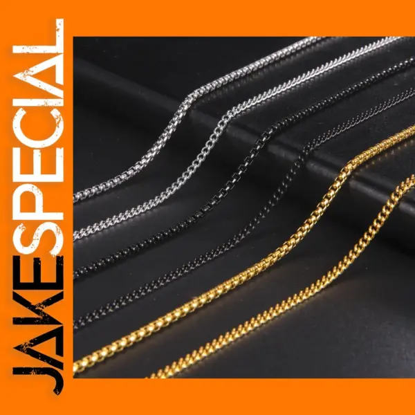 60cm Long Stainless Steel Chain Necklace