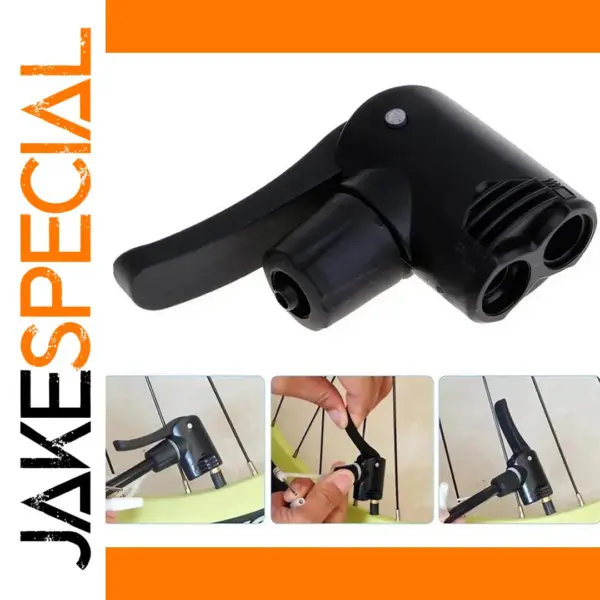 Bicycle Dual Head Pump Nozzle Adapter