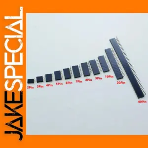 10Pcs 2.54mm Female Header Connectors Set