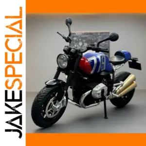 1:12 BMW Retro Alloy Motorcycle Model Toy