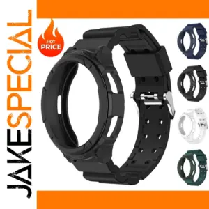 Silicone Strap and Screen Cover for Samsung Galaxy Watch 6 Classic