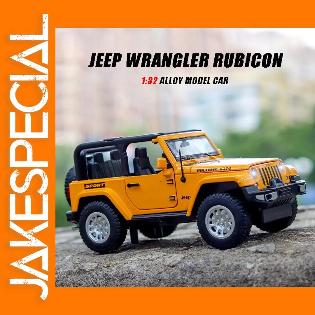 1:32 Jeep Wrangler Rubicon Diecast Model Car 1 1:32 Jeep Wrangler Rubicon Diecast Model Car