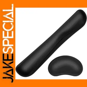 Ergonomic Memory Foam Keyboard Wrist Rest Set