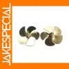 DIY 35mm Brass RC Boat Propeller Pair