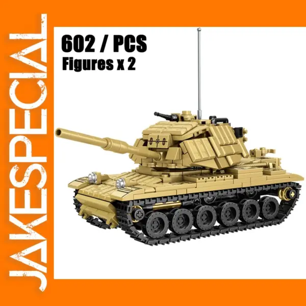 M60 Patton Tank Building Block Set 602pcs