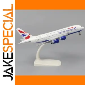 20cm British Airways A380 Diecast Model Plane
