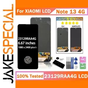 6.67 inches AMOLED Screen Replacement for Xiaomi Redmi Note 13 4G