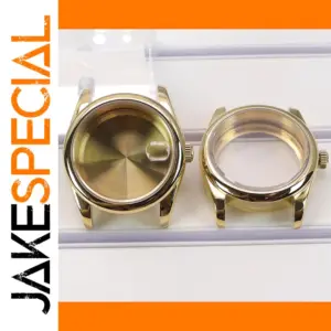 Gold Watch Case for Seiko and Miyota Movements