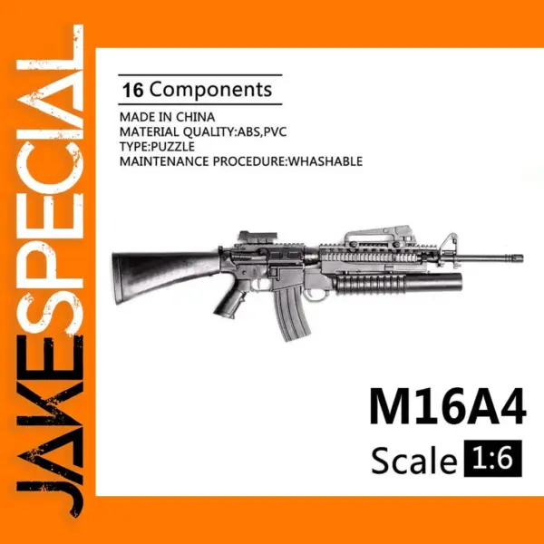 1/6 Scale M16A4 Rifle Model for Collectors