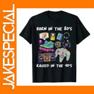 Retro 80s 90s Graphic T-Shirt for Men
