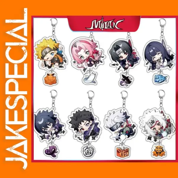 Naruto Acrylic Keychains Set of 8 Figures
