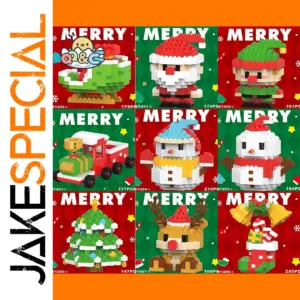 Christmas Santa Reindeer Building Block Set