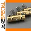 3 Brass Guitar Bridge Saddles for TELE 10.8mm