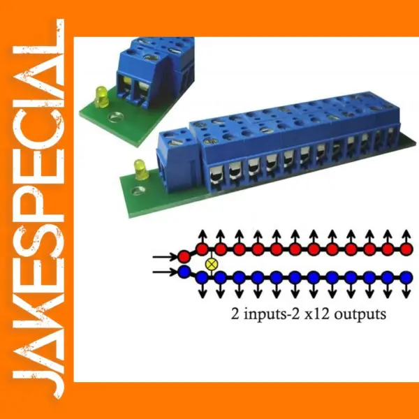 Power Distribution Board for Model Trains