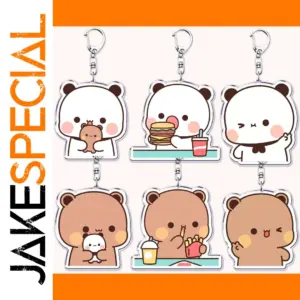 Adorable Bubu Dudu Baby Bear Keychain