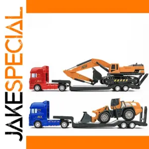 High-Simulation 1:50 Plastic Transport Truck Model