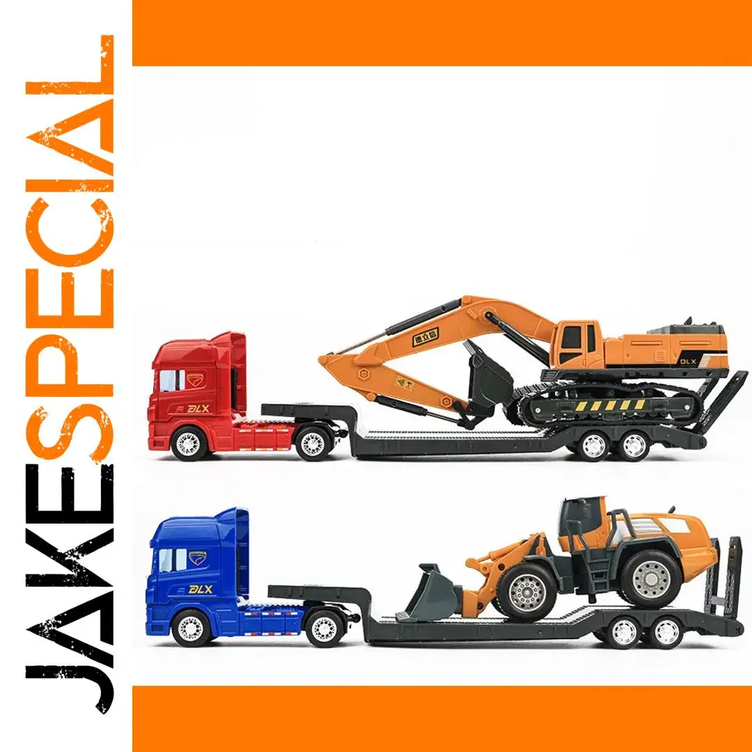 High-Simulation 1:50 Plastic Transport Truck Model 1 High-Simulation 1:50 Plastic Transport Truck Model