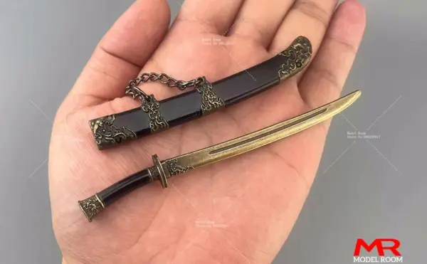 1/12 Scale Mini Soldier Sword for Action Figures - Image 3