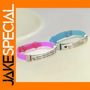 Personalized Adjustable ID Bracelet for Kids