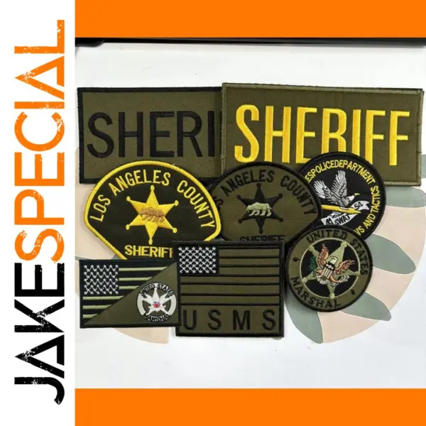 US SHERIFF Tactical Patch With Hook&Loop Badge