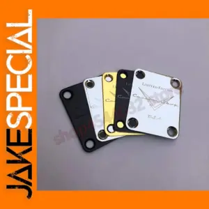 Custom Guitar Neck Plate for Stratocaster, Telecaster