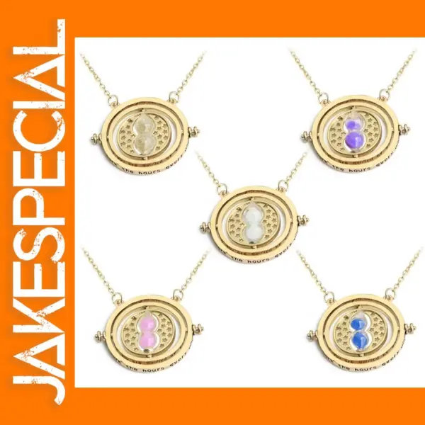 Rotating Hourglass Pendant Necklace 20pcs Set