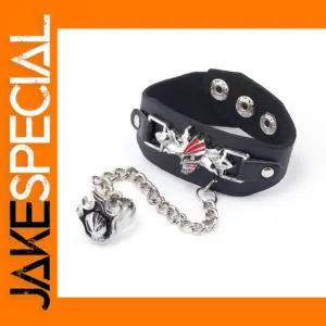 10pc Anime Leather Bracelets Set with Ring