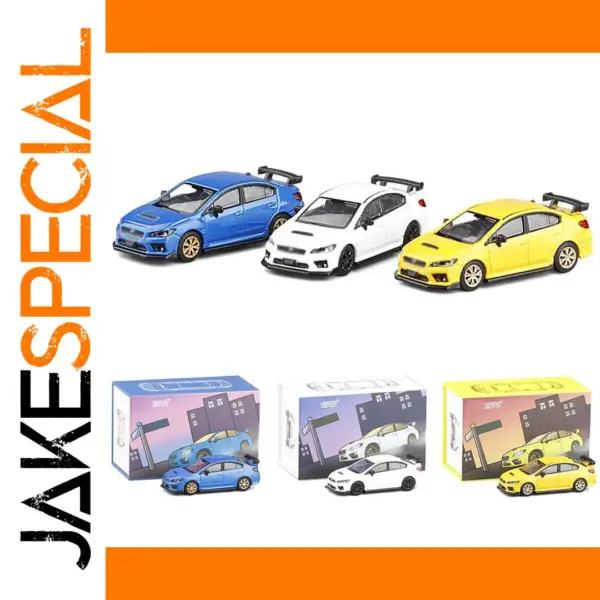 1/64 WRX STI Diecast Metal Car Model