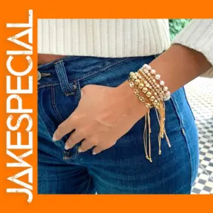 Freshwater Pearl Adjustable Beaded Bracelet