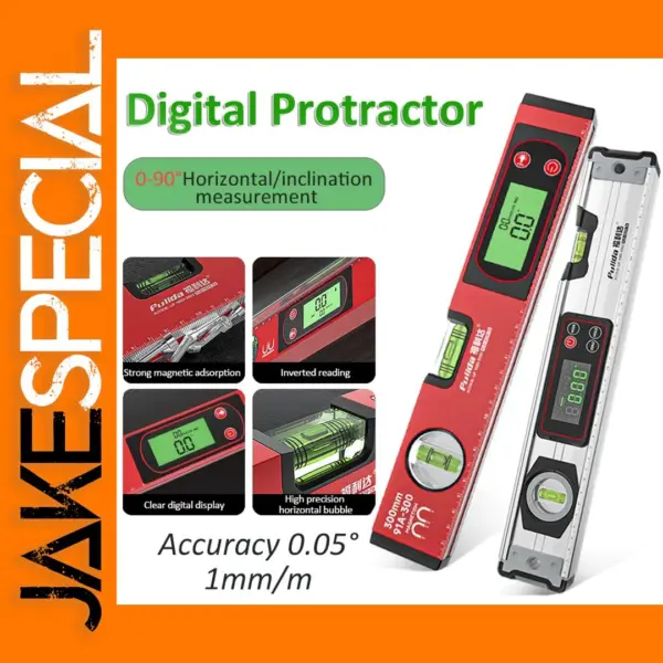 Magnetic Digital Protractor Angle Finder 0-90°