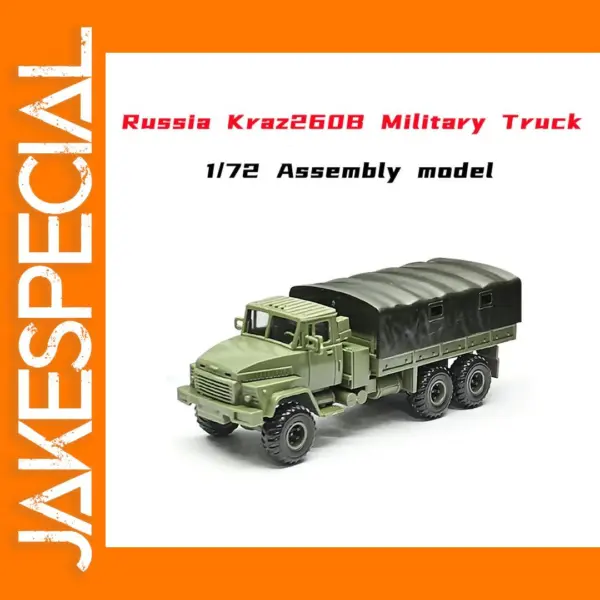 1/72 Scale KRAZ260 Heavy-duty Truck Model