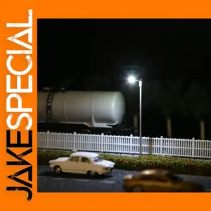 10pcs 1:100 LED Street Lamps with Resistors