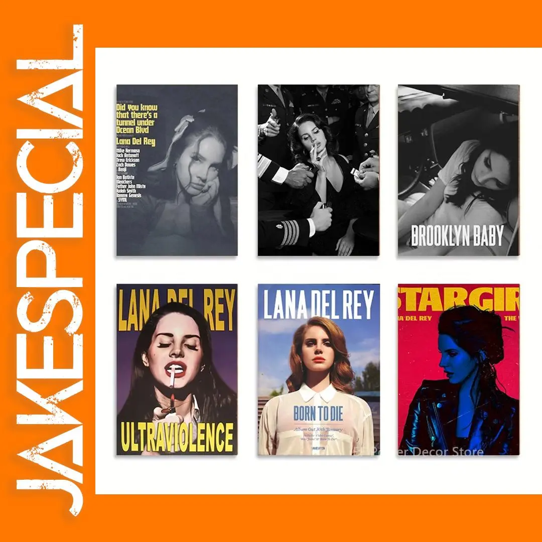 Lana Del Rey Aesthetic Art Poster Unframed 1 Lana Del Rey Aesthetic Art Poster Unframed