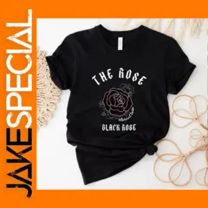 Kpop Black Rose Unisex Summer Tee